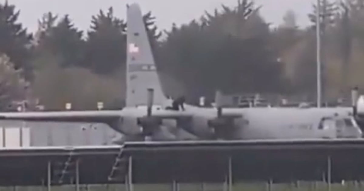 Man arrested over alleged attack on US military aircraft – The Irish Times