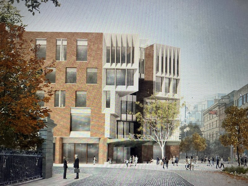 An artist's impression of what the shopping centre's entrance could look like