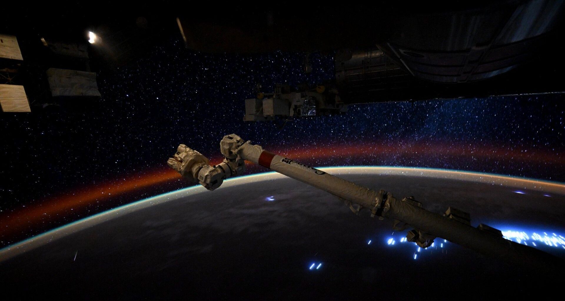 Astronauts photograph Lyrid meteor shower from ISS photo of the day for April 21, 2026