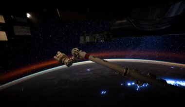 Astronauts photograph Lyrid meteor shower from ISS photo of the day for April 21, 2026