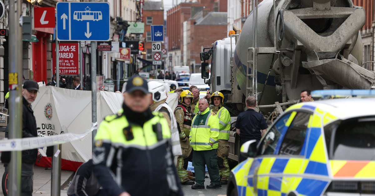 Dublin’s Abbey Street closed and Luas red line disrupted following serious traffic collision – The Irish Times