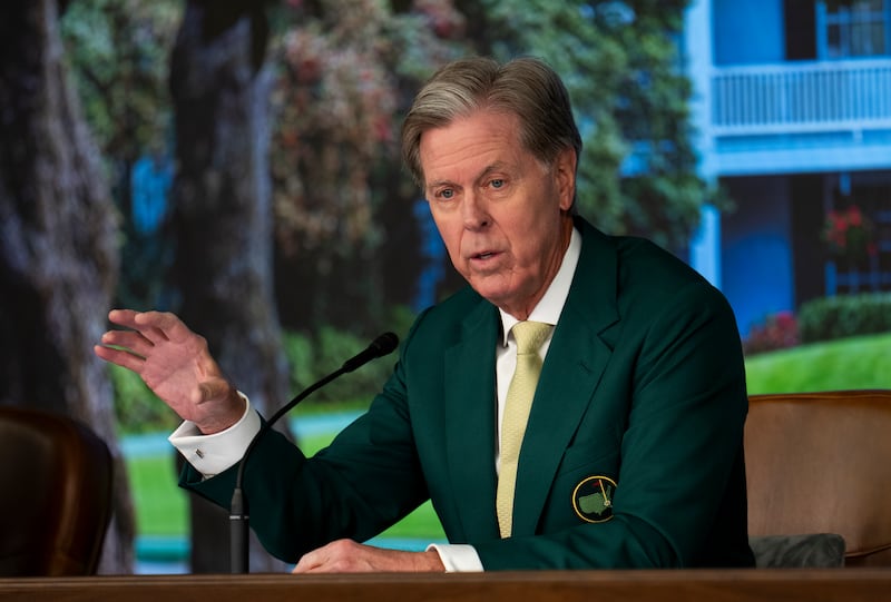 Chairman of the Masters Tournament Fred S Ridley: 'The greats of the game are defined not merely by how far they hit the ball, but their extraordinary skill in all aspects of the game.' Photograph: Joe Toth/Augusta National/Getty Images