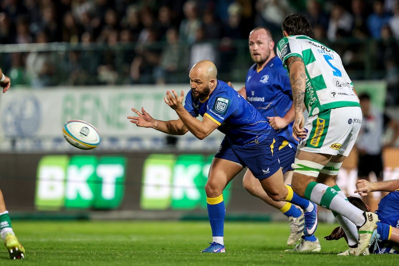 Leinster's Jamison Gibson-Park. Photograph: Roberto Bregani/Inpho