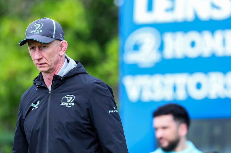 Leinster Rugby Squad Training, Rosemount, Dublin 7/4/2026  
Head Coach Leo Cullen 
Mandatory Credit ©INPHO/Will Morgan