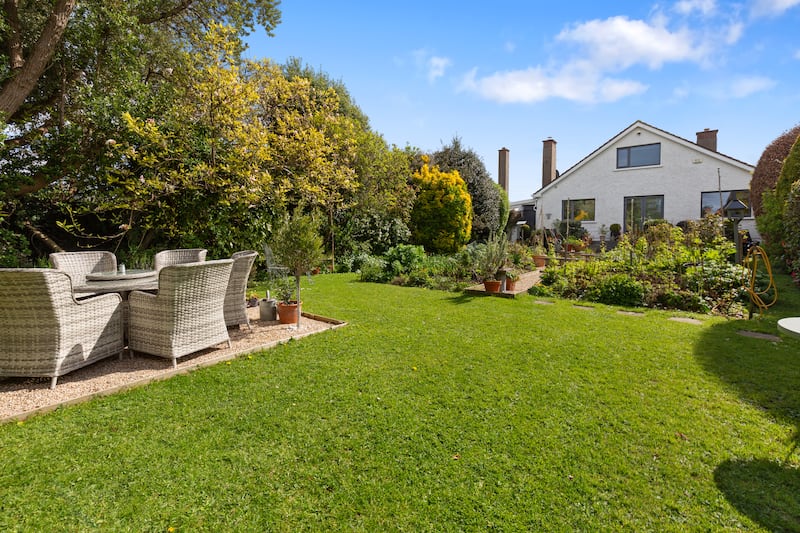 Lawn and outdoor table