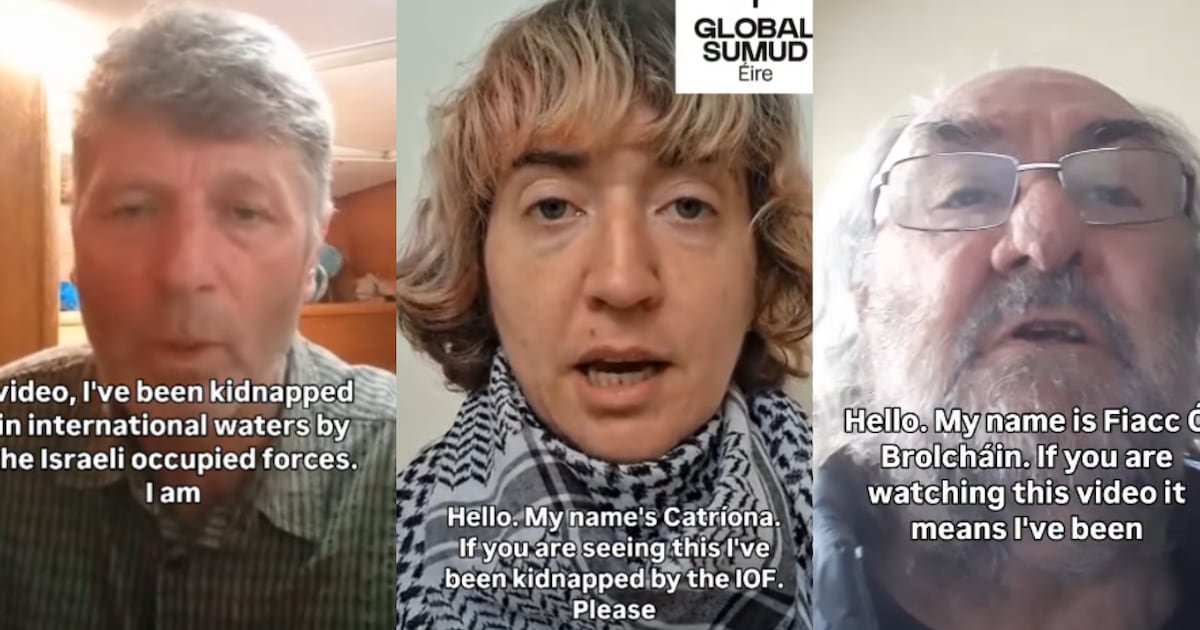 Seven Irish citizens held by Israel after interception of Gaza aid flotilla in international waters – The Irish Times