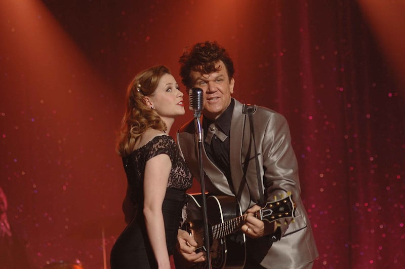 Jenna Fischer and John C Reilly in Walk Hard: The Dewey Cox Story, directed by 
Jake Kasdan