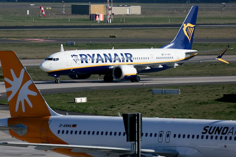 Ryanair has said its suppliers could guarantee it enough jet fuel until sometime next month. Photograph by Filip Singer/EPA