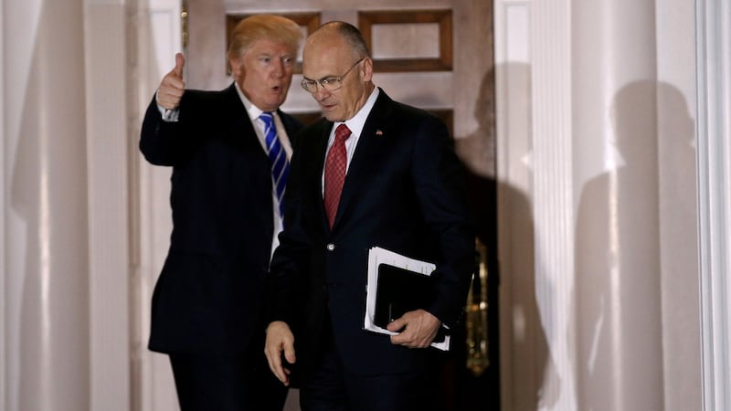 Andrew Puzder has said Donald Trump will 'say what’s on his mind ... He will not hold back.' Photograph: Reuters 