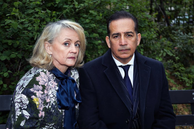 Dr Sinead O'Malley and Dr Sanjoy Kumar: 'We used to say to each other that our daughter was too good to be true.' Photo: Joanne O'Brien