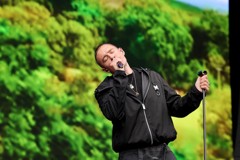 Dermot Kennedy on stage at Electric Picnic in 2025. Photograph: Alan Betson