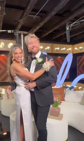 Danielle Fishel and Lance Bass recreated their prom photo.Credit: Danielle Fishel/Instagram