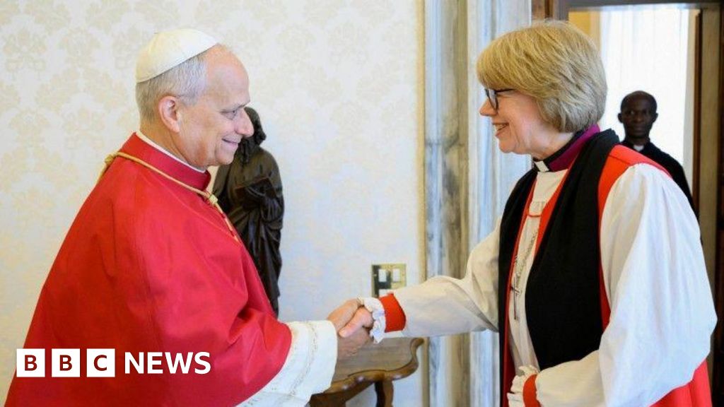 Archbishop praises Pope's anti-war comments during Vatican visit - BBC