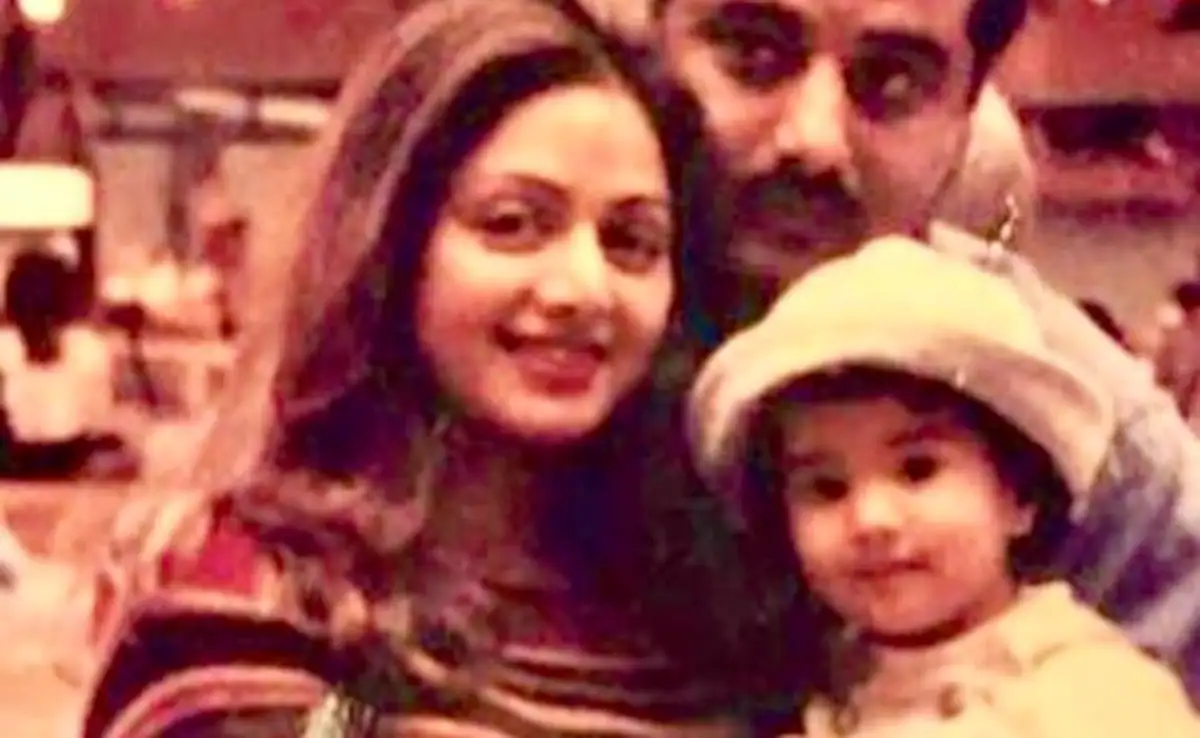Boney Kapoor Drops A Throwback Pic With Sridevi, 1-Year-Old Janhvi Kapoor Steals The Show