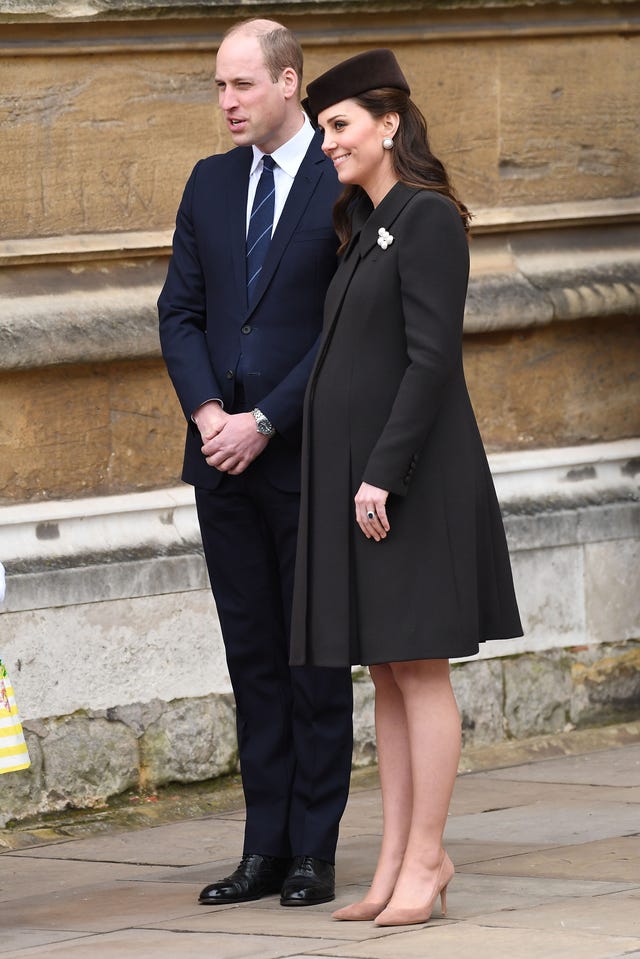 The Royal Family Attend Easter Service At St George's Chapel, Windsor