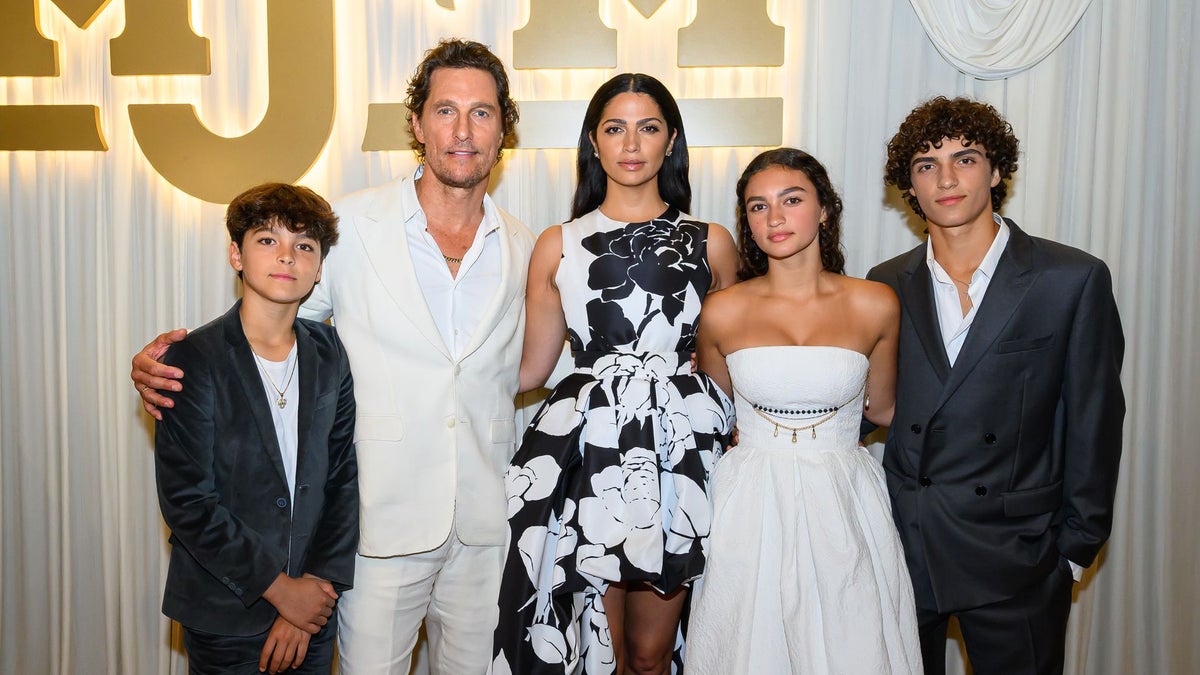 Matthew McConaughey and Camila Alves’s all-teenage kids are so grown up and incredibly good-looking