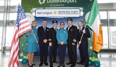 Aer Lingus launches first flight connecting Ireland and North Carolina