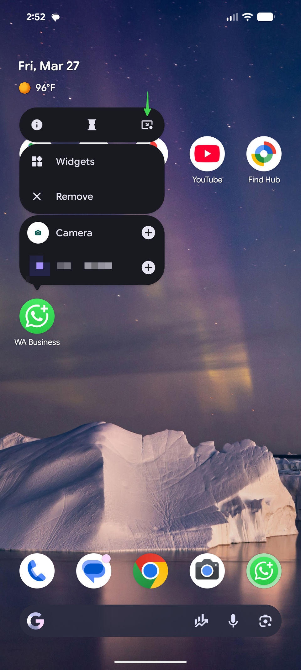 Bubble option in Android 17 beta 3