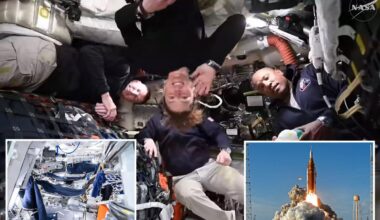 Artemis II crew shows bizarre way they sleep in space