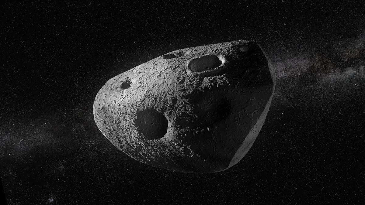 Artist's impression of asteroid (99942) Apophis. Credit: ESA-Science Office