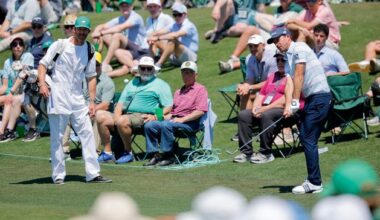 The Masters Day Three: Rory McIlroy aims to build on big lead at Augusta National, with Shane Lowry in the hunt
