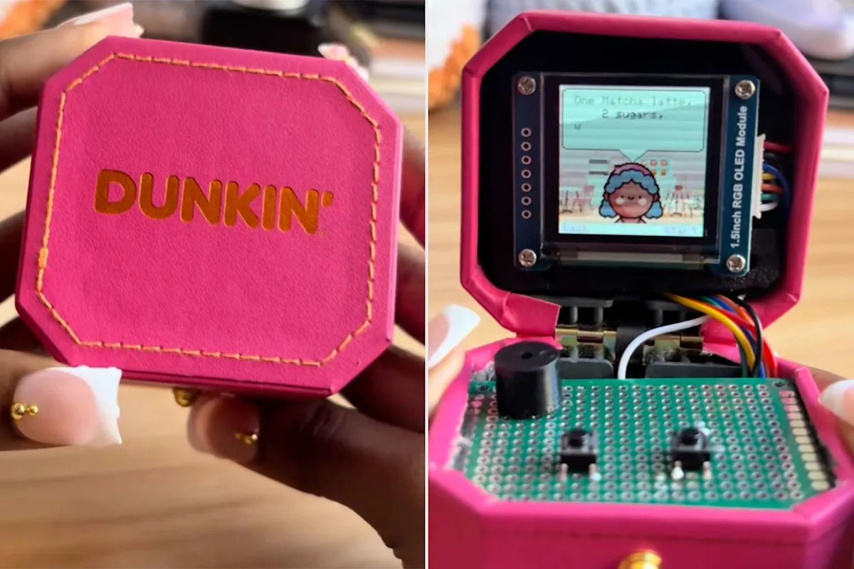 A Software Engineer Transformed the Viral Dunkin 'I Dough' Ring Box Into a Functional Café-Themed Cozy Game (Exclusive)