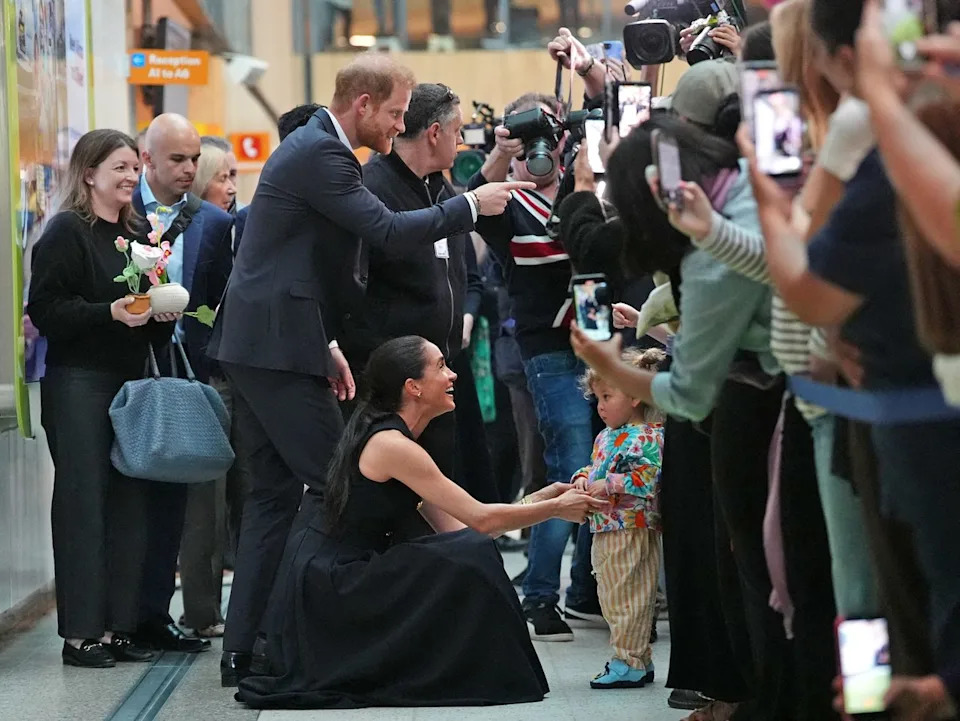 Prince Harry and Meghan MarkleCredit: Jonathan Brady / POOL / AFP via Getty