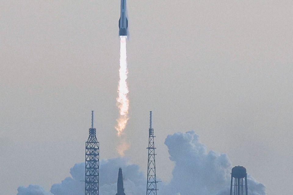 A Blue Origin New Glenn rocket lifts off from the Cape Canaveral Space Force Station in Cape Canaveral, Florida. Photo: Reuters