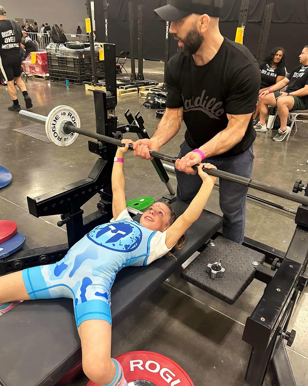 Lucy during a training session. (Courtesy of Milgrim family)