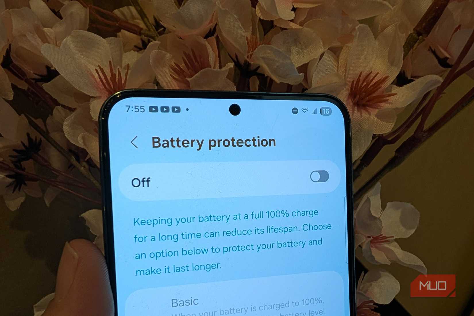 battery protection on samsung