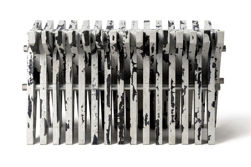 bentu design turns fly ash from power plant into concrete street furniture - 9