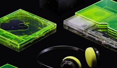 km5’s Neon Yellow CD Player Just Made the Circuit Board the Star