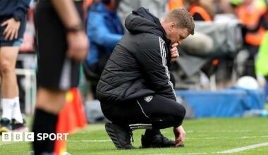 Yoane Wissa playing for Newcastle in the Premier League