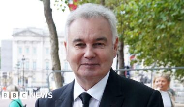 Eamonn Holmes 'doing OK' after stroke, his son says - BBC