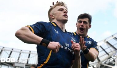 Tommy O'Brien celebrates