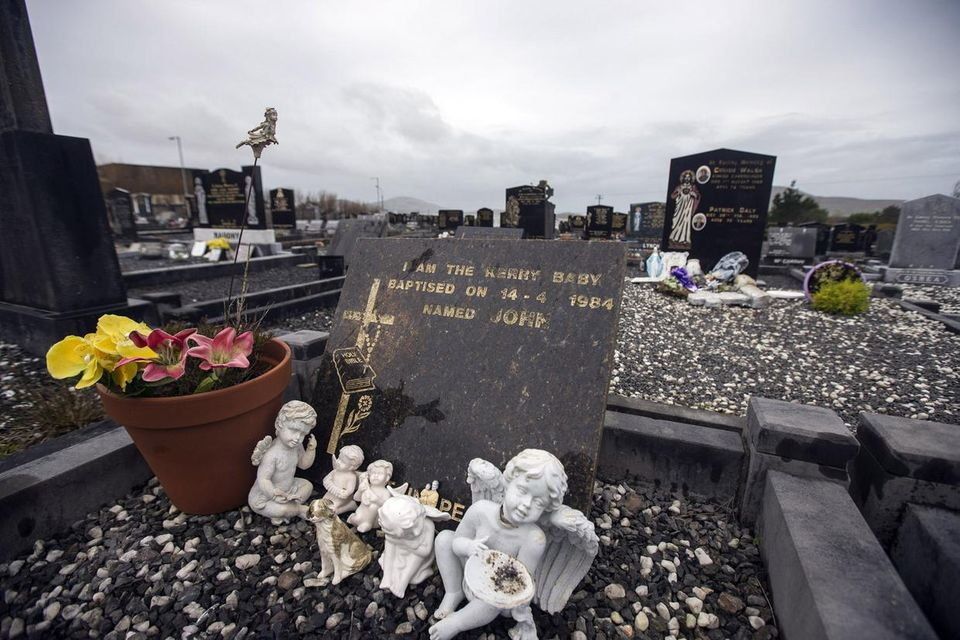 Baby John's grave in Cahersiveen, Co Kerry