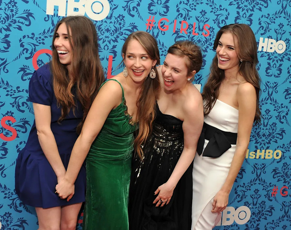 From left, Zosia Mamet, Jemima Kirke, Lena Dunham and Allison Williams 