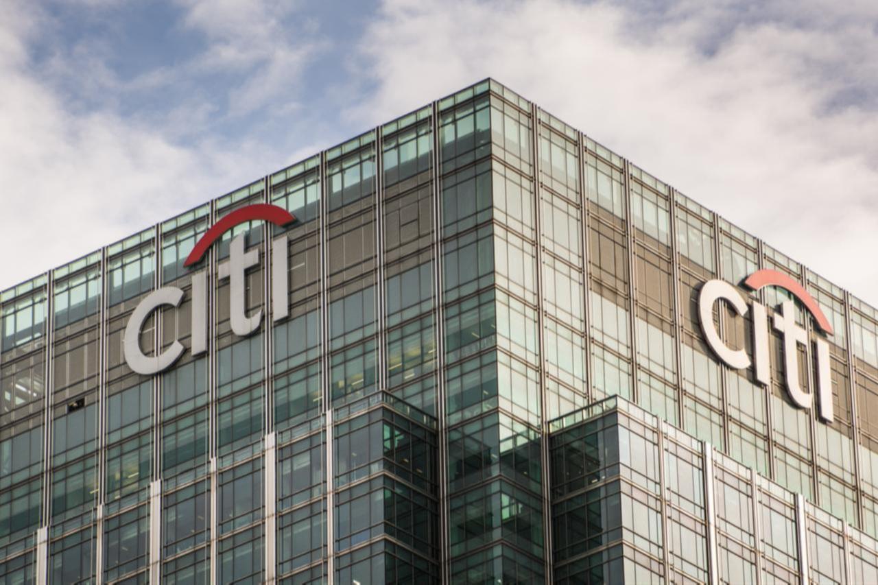 Citigroup headquarters building in Canary Wharf, London, UK, October 6, 2018. (Adobe Stock Photo)