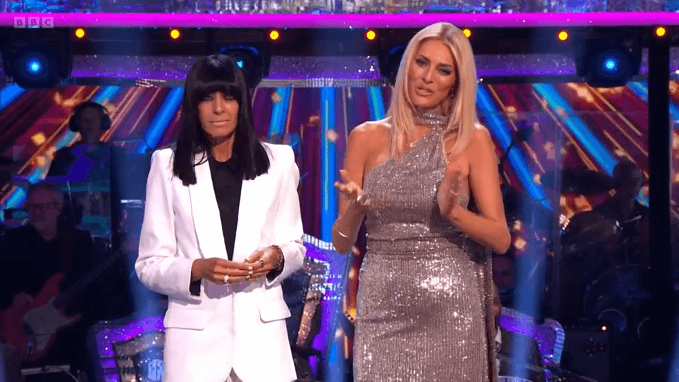Claudia Winkleman and Tess Daly