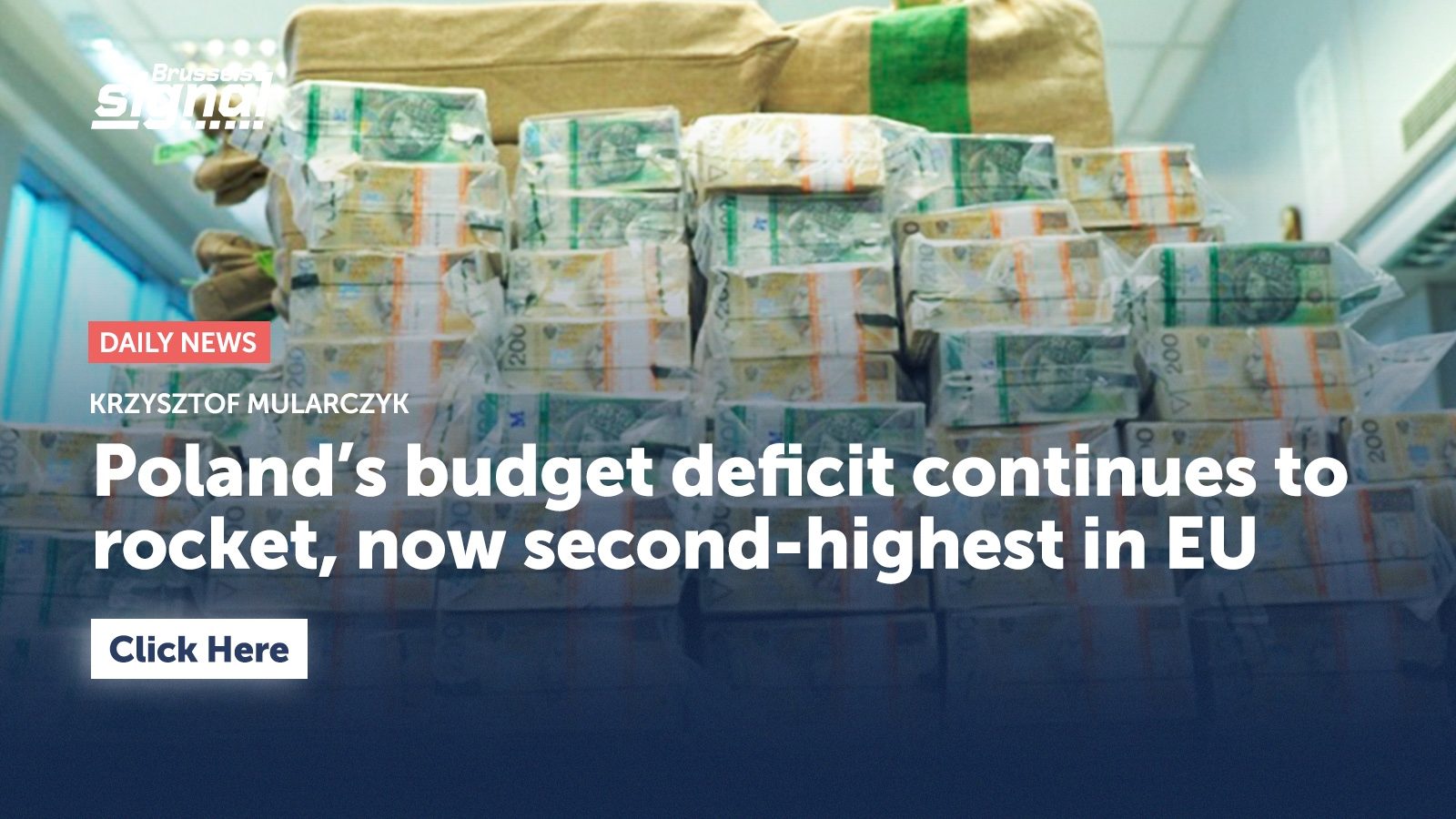 Poland’s budget deficit continues to rocket, now second-highest in EU