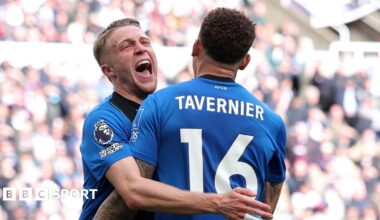 Newcastle 1-2 Bournemouth: Adrien Truffert scores late winner at St James' Park