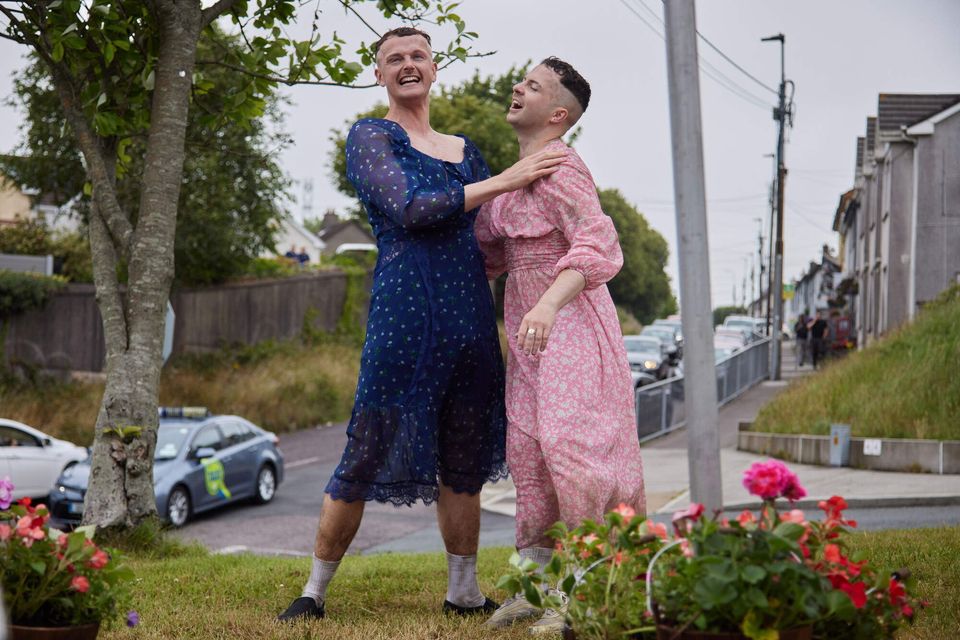 Jock (Chris Walley) and Conor (Alex Murphy) are reunited in Season 5 of 'The Young Offenders'. Photo: BBC/Vico Films