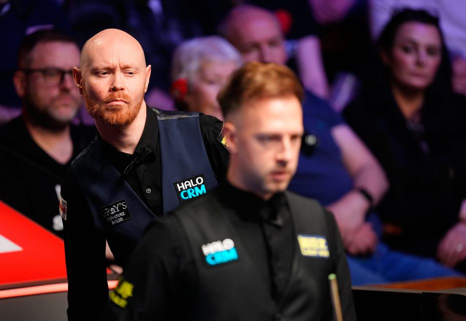 Gary Wilson during his first round match against Judd Trump