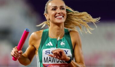 Sharlene Mawdsley and Sophie Becker to lead Ireland team at World Relays