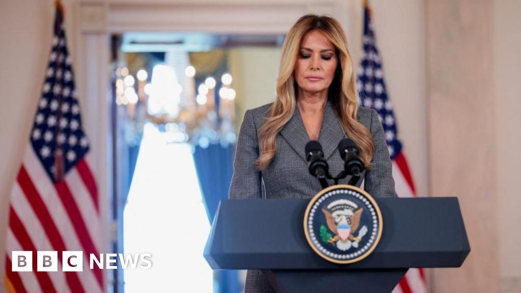 Melania Trump says rumours linking her to Epstein 'need to stop' - BBC