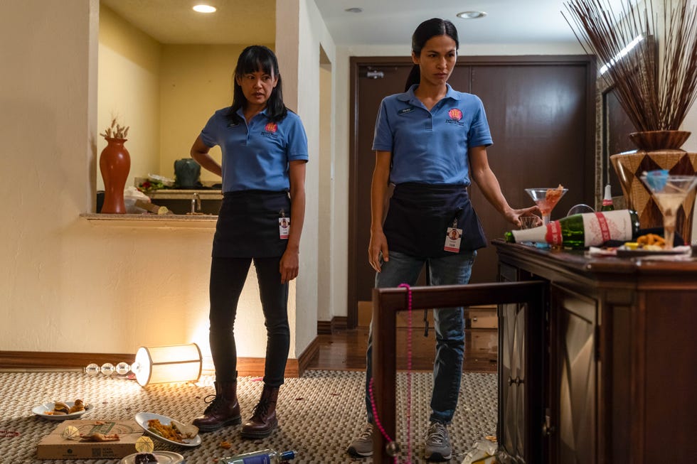 elodie yung, martha millan, the cleaning lady season 1