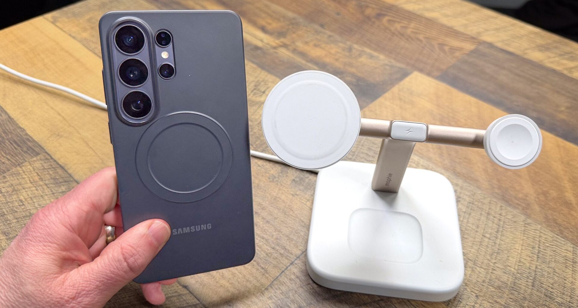 Samsung Galaxy S26 Ultra shown in hand