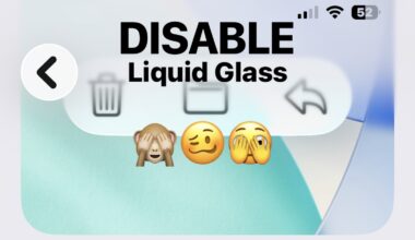 Can you Disable Liquid Glass on iPhone with iOS 26