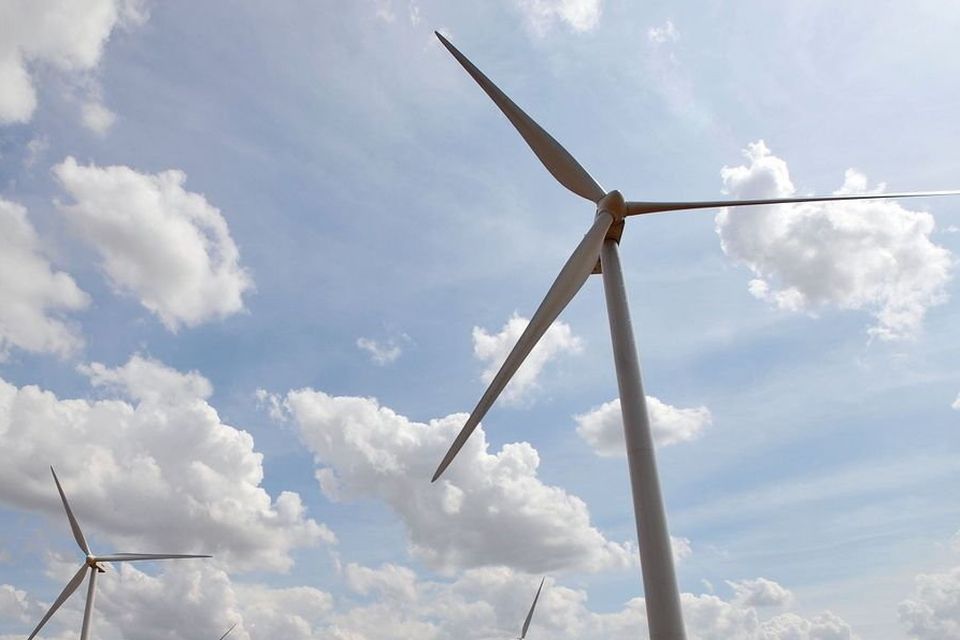 Planning has been sought for four wind turbines in south County Roscommon with a tip height of up to 185 metres. Photo: Stock image