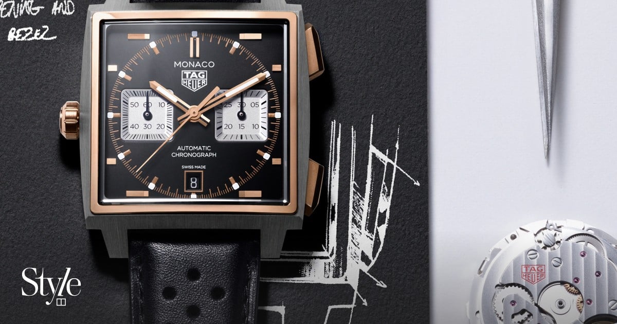 Style Edit: Tag Heuer’s Monaco Evergraph and Aquaracer at Watches and Wonders